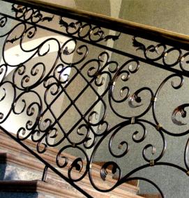 Прямые перила - тип 4