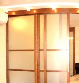 радиусные межкомнатные перегородки - тип 1