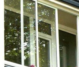 распашные алюминиевые окна для балкона - тип 1