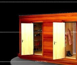 разборная бытовка для дачи - вариант 1