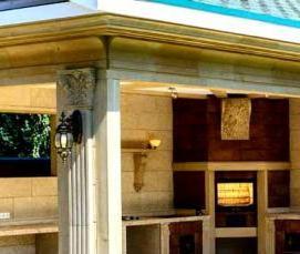 разборная летняя беседка - вариант 1