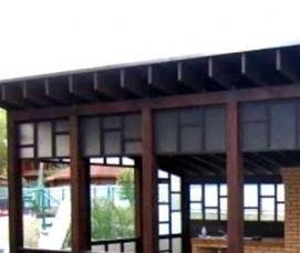 раздвижные беседки из поликарбоната - модель 2