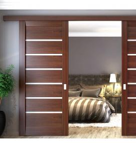 раздвижные двери книжка межкомнатные - тип 3