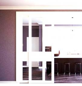 раздвижные двери книжка межкомнатные - тип 2