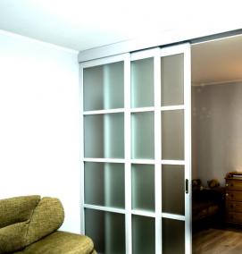 раздвижные двери купе в комнату - тип 2