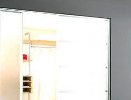 раздвижные двери купе в нишу - модель 1