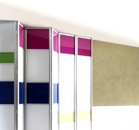 раздвижные двери в гардеробную комнату - вариант 3