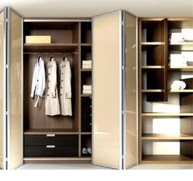 раздвижные двери в гардеробную комнату - вариант 2