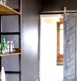 раздвижные двери в стиле лофт - модель 1