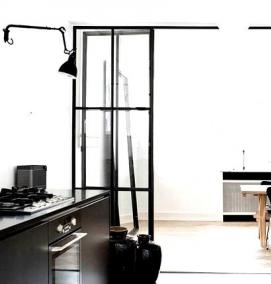 раздвижные двери в стиле лофт - модель 3