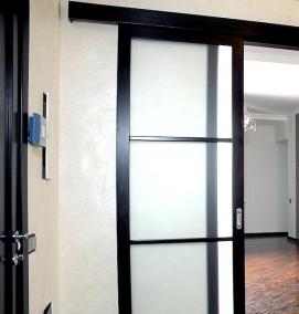 раздвижные двойные двери межкомнатные - вариант 4