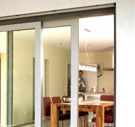 раздвижные французские двери на балкон - вариант 1