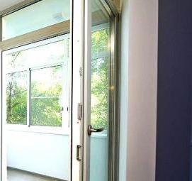 раздвижные французские двери на балкон - вариант 4