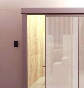 раздвижные металлические двери - модель 1