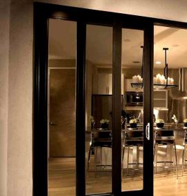 раздвижные распашные двери - модель 1