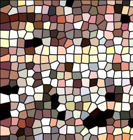 разноцветная мозаика - тип 1
