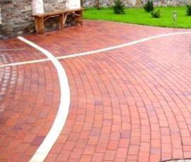 разноцветная тротуарная плитка - модель 1