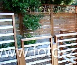 реечное ограждение лестницы - вариант 3