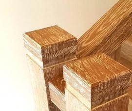 реечное ограждение лестницы - вариант 2