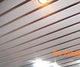 реечные потолки комби - вариант 2