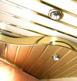 реечный потолок 17 х 17 м2 - тип 3