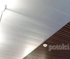 реечный потолок 84 мм - вариант 4