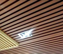 реечный потолок металлик - модель 3