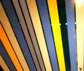 реечный потолок наружный - тип 2