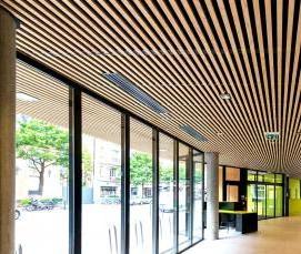 реечный потолок под дерево - модель 3