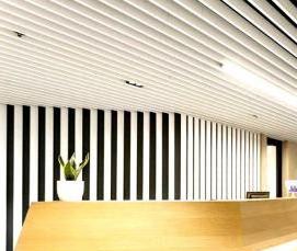 реечный потолок под дерево - модель 2