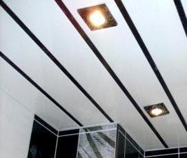 реечный потолок пвх - тип 2