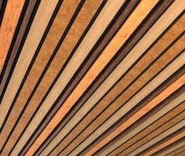 реечный потолок вертикальный - модель 2