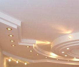 рельефные натяжные потолки - модель 3