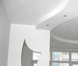 рельефные натяжные потолки - модель 2