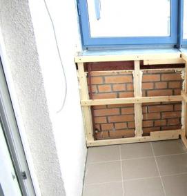 ремонт балкона в квартире - модель 3