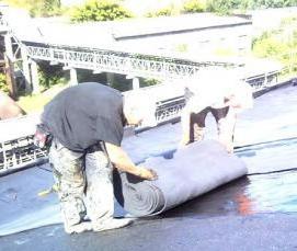 ремонт битумной кровли - вариант 2