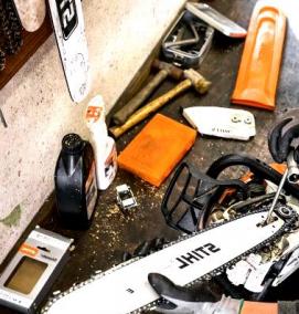 ремонт цепной пилы - тип 4