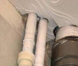 ремонт чугунной канализации - модель 2