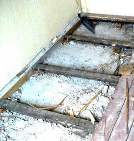 ремонт деревянных полов в квартире - модель 1