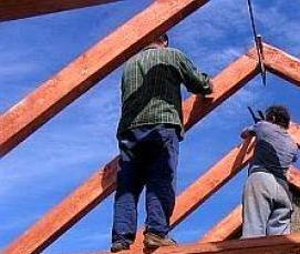 ремонт двухскатной кровли - тип 3