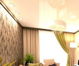 ремонт гостиной в квартире - тип 4