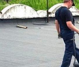 ремонт кровли жидкой резиной - тип 1
