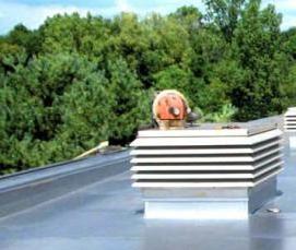 ремонт кровли жидкой резиной - тип 2