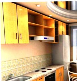 ремонт кухни под ключ с мебелью - тип 3