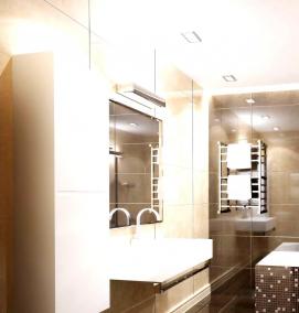 ремонт маленькой ванной под ключ - тип 1