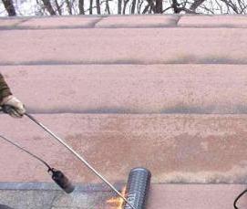 ремонт мягкой кровли в зимний период - модель 2