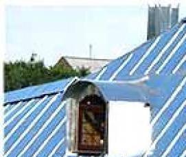 ремонт оцинкованной кровли - тип 1