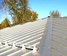 ремонт оцинкованной кровли - тип 3