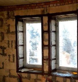 ремонт панорамного окна - тип 2