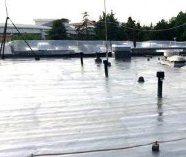 ремонт плоской кровли - вариант 1